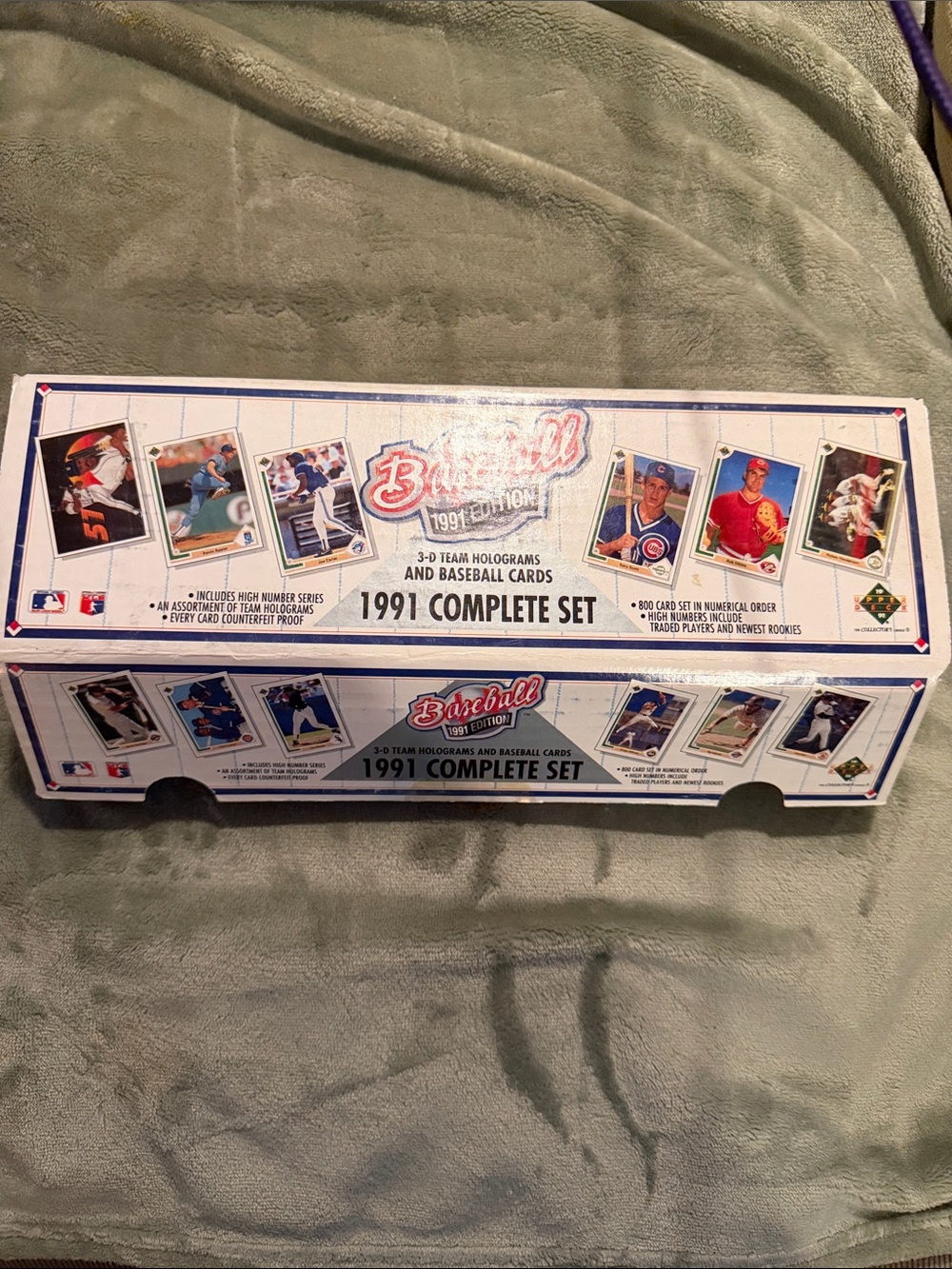 1991 Upper Deck Baseball Complete Factory Set (800 Cards) - Open Box